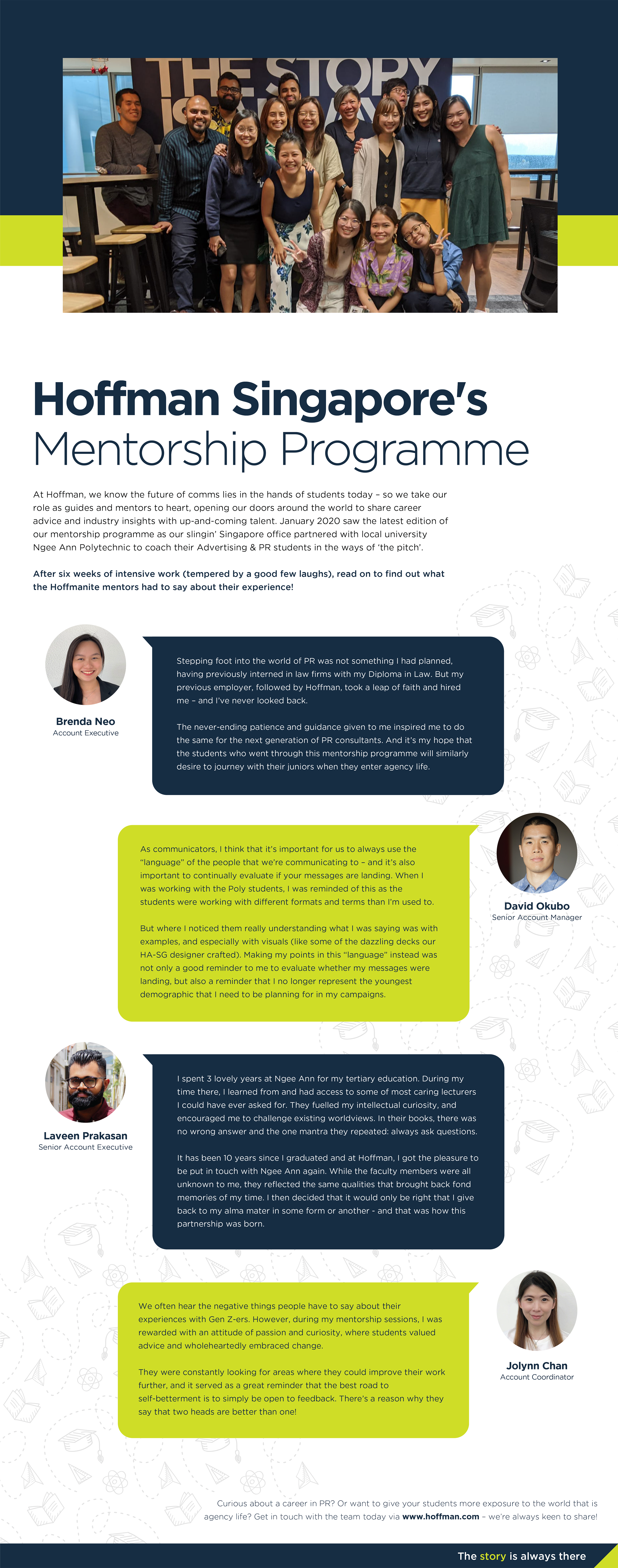 Hoffman Agency infographic