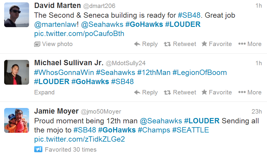 social media super bowl